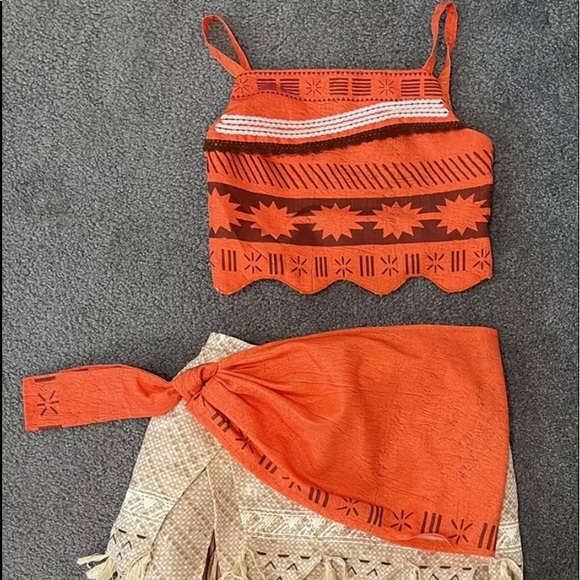 DISNEY MOANA ADVENTURE COSTUME 9-10